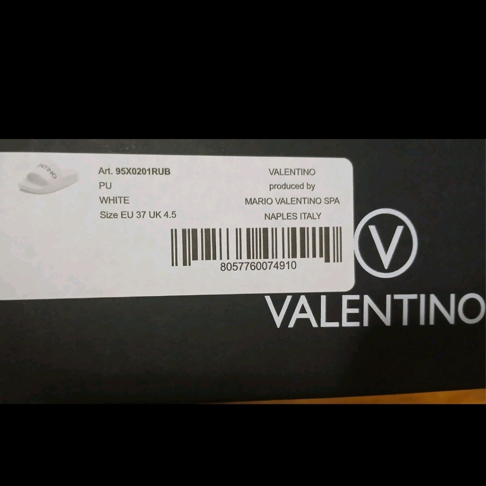 New Valentino Sandals Rubber Pool Flip Flop - Picture 3 of 8